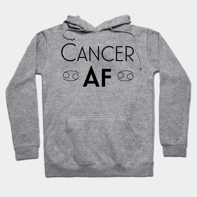 Cancer AF Hoodie by Sloop